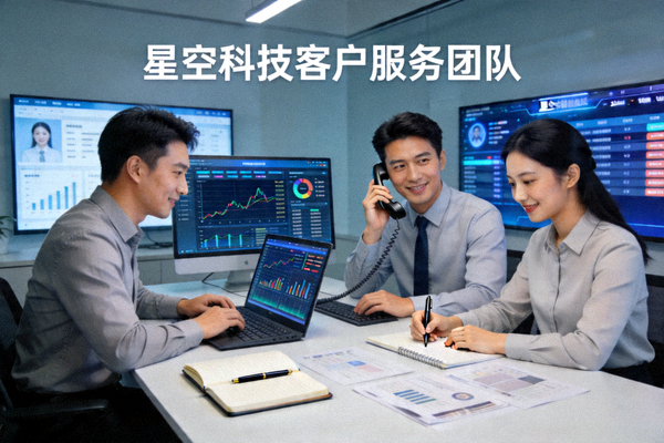 星空科技客户服务团队正在提供专业支持